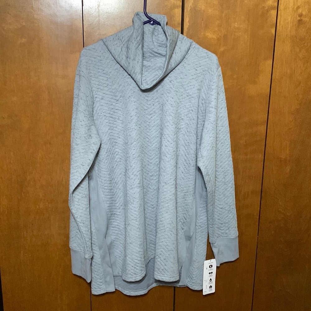 RBX- Live Life Active- Large Opening for Going over Head; Gray Pullover
